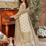 Akbar Aslam Mastani Embroidered Net 3Pc Suit - MEHRUNISA