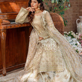 Akbar Aslam Mastani Embroidered Net 3Pc Suit - MEHRUNISA
