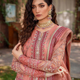 Akbar Aslam Mastani Embroidered Organza 3Pc Suit - MEHRBANO