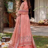 Akbar Aslam Mastani Embroidered Organza 3Pc Suit - MEHRBANO