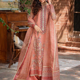 Akbar Aslam Mastani Embroidered Organza 3Pc Suit - MEHRBANO