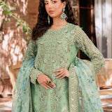Akbar Aslam Mastani Embroidered Organza 3Pc Suit - RIWAYAT