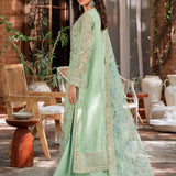Akbar Aslam Mastani Embroidered Organza 3Pc Suit - RIWAYAT
