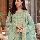 Akbar Aslam Mastani Embroidered Organza 3Pc Suit - RIWAYAT