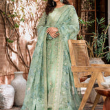 Akbar Aslam Mastani Embroidered Organza 3Pc Suit - RIWAYAT