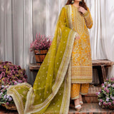 Akbar Aslam Mastani Unstitched Embroidered Organza 3Pc Suit - ROHI