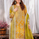 Akbar Aslam Mastani Unstitched Embroidered Organza 3Pc Suit - ROHI