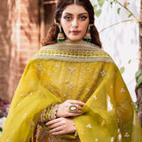 Akbar Aslam Mastani Unstitched Embroidered Organza 3Pc Suit - ROHI