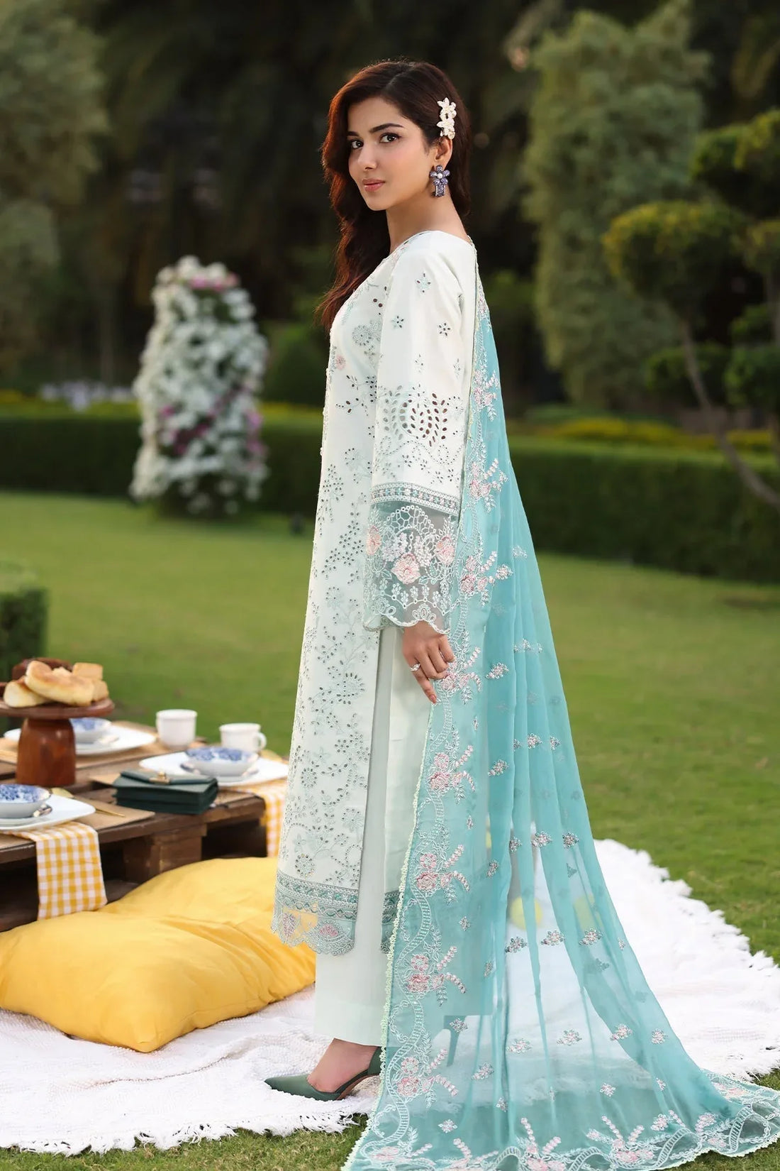 Imrozia Premium | Hayam Luxury Lawn 25 | SL 88 HIBA - Rang-e-Khaas