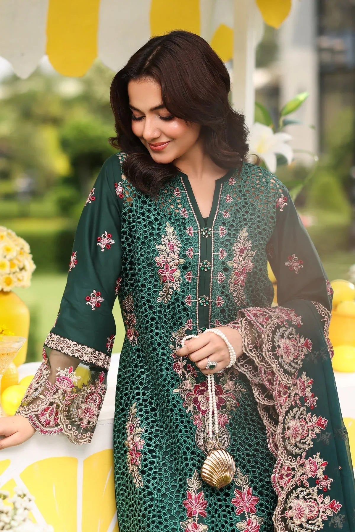 Imrozia Premium | Hayam Luxury Lawn 25 | SL 89 AMAL - Rang-e-Khaas
