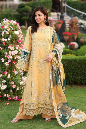 Imrozia Premium | Hayam Luxury Lawn 25 | SL 92 SHAKIRA - Rang-e-Khaas
