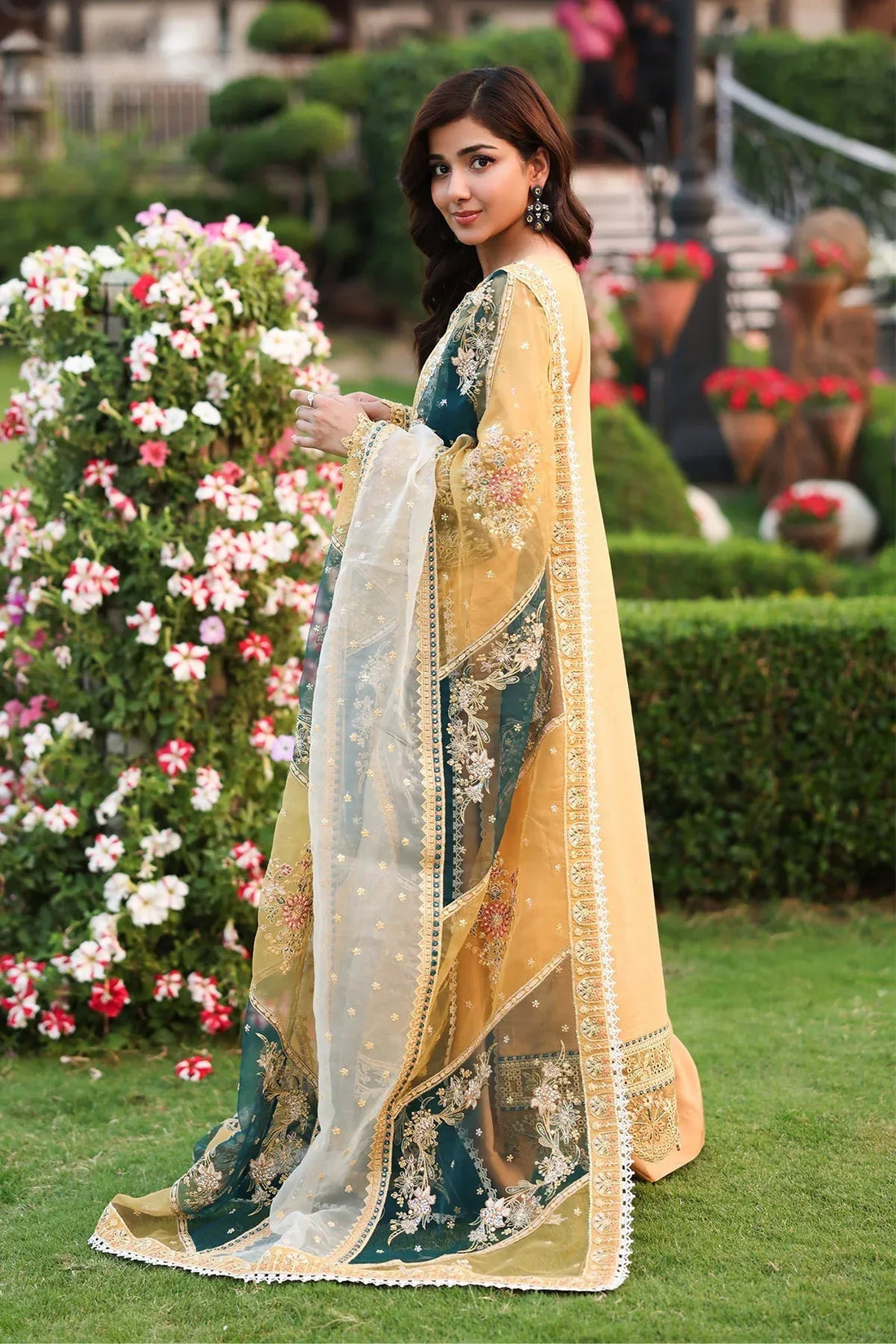 Imrozia Premium | Hayam Luxury Lawn 25 | SL 92 SHAKIRA - Rang-e-Khaas