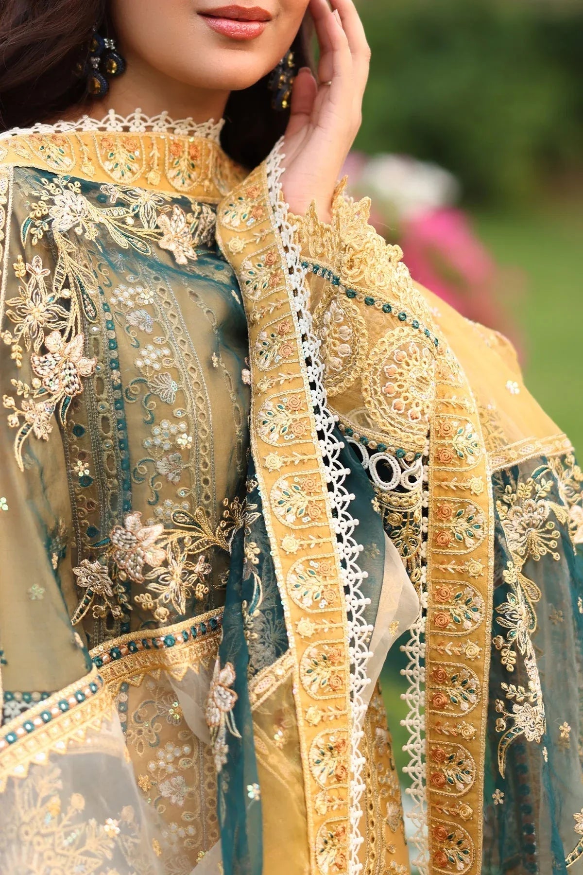Imrozia Premium | Hayam Luxury Lawn 25 | SL 92 SHAKIRA - Rang-e-Khaas
