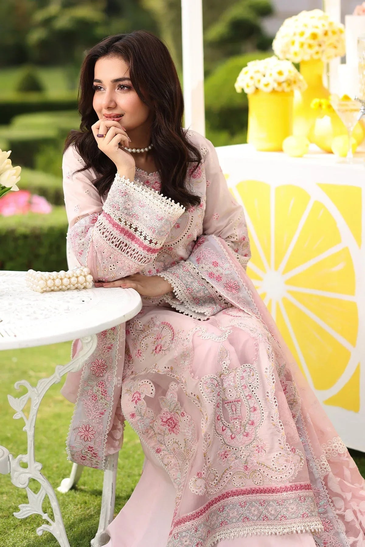 Imrozia Premium | Hayam Luxury Lawn 25 | SL 94 JANAN - Rang-e-Khaas