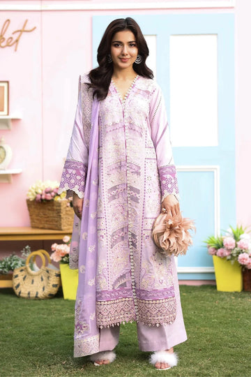 Imrozia Premium | Hayam Luxury Lawn 25 | SL 95 HALIMA - Rang-e-Khaas