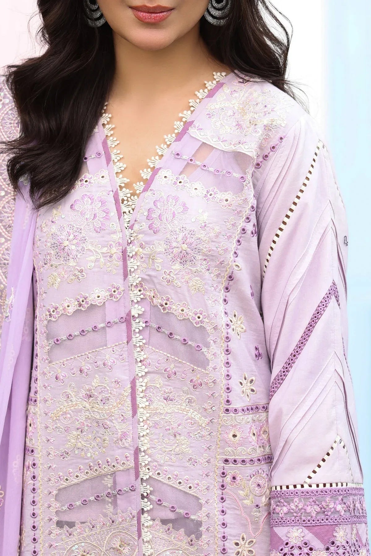 Imrozia Premium | Hayam Luxury Lawn 25 | SL 95 HALIMA - Rang-e-Khaas