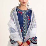 Zara Shahjahan | Stitched Lawn 24 | SL-JIYA-6B