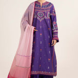 Zara Shahjahan | Stitched Lawn 24 | SL-LAMIA-7B