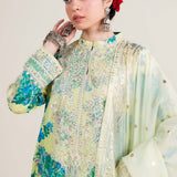 Zara Shahjahan | Stitched Lawn 24 | SL-PHOOL KARI-13A