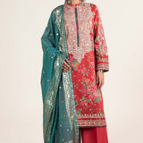 Zara Shahjahan | Stitched Lawn 24 | SL-PHOOL KARI-13B