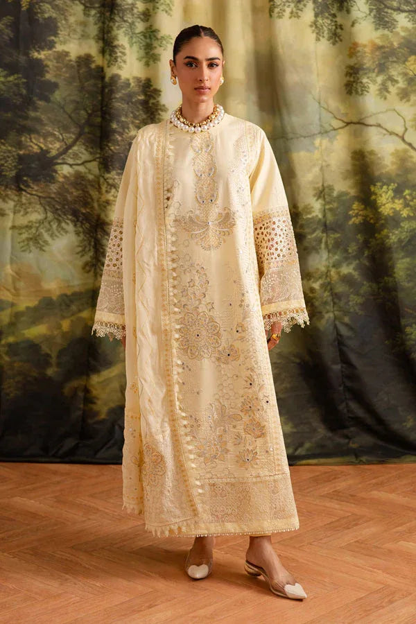Marjjan | Guzel Lawn | SMC 203-A (Yellow) - Rang-e-Khaas