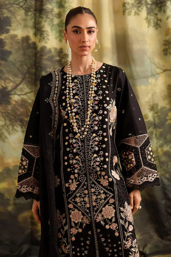 Marjjan | Guzel Lawn | SMC 204-A (Black) - Rang-e-Khaas