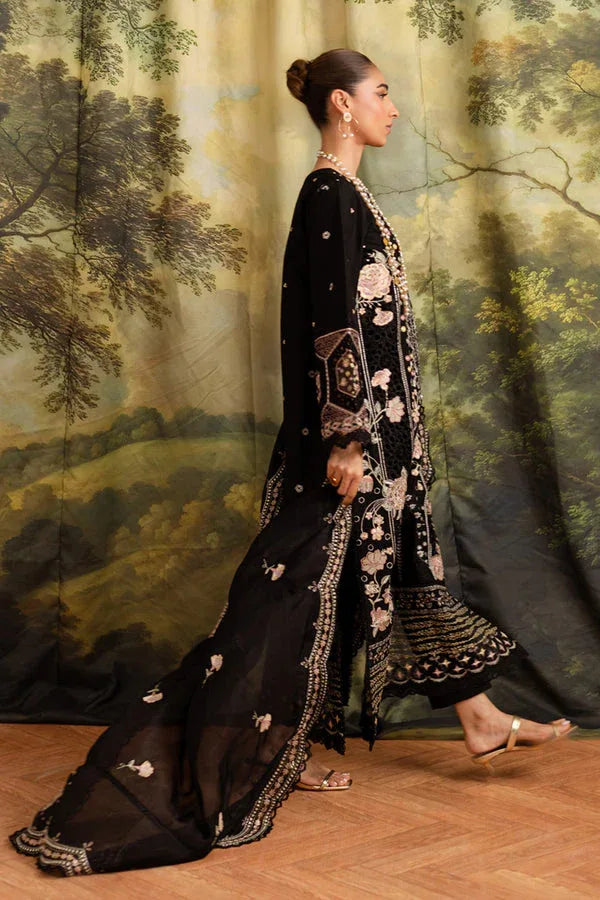Marjjan | Guzel Lawn | SMC 204-A (Black) - Rang-e-Khaas