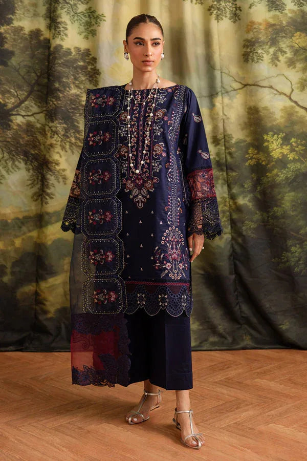 Marjjan | Guzel Lawn | SMC 205-A (Blue) - Rang-e-Khaas