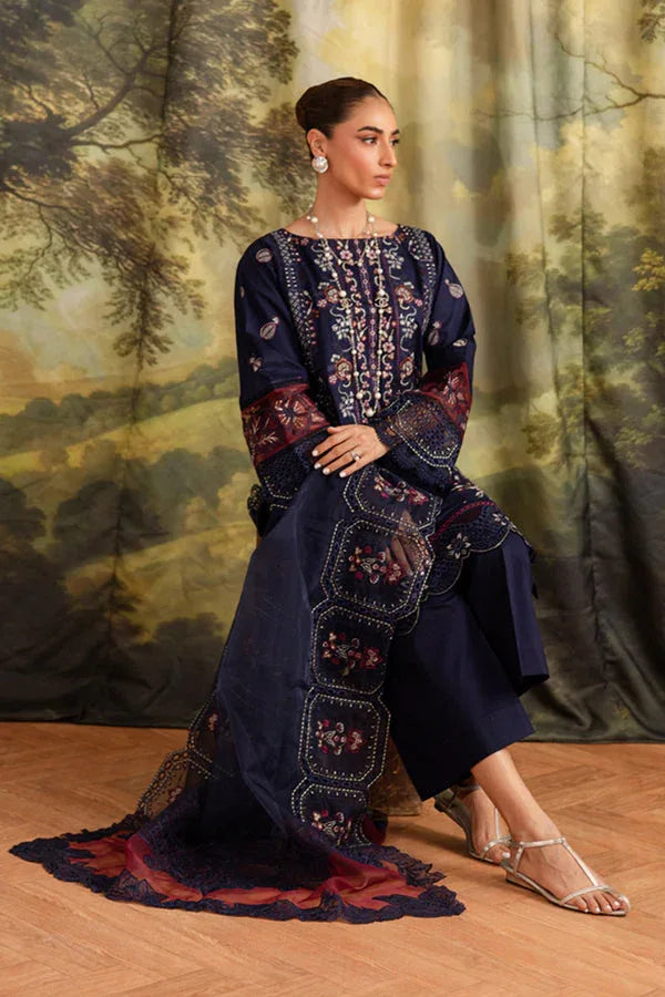 Marjjan | Guzel Lawn | SMC 205-A (Blue) - Rang-e-Khaas