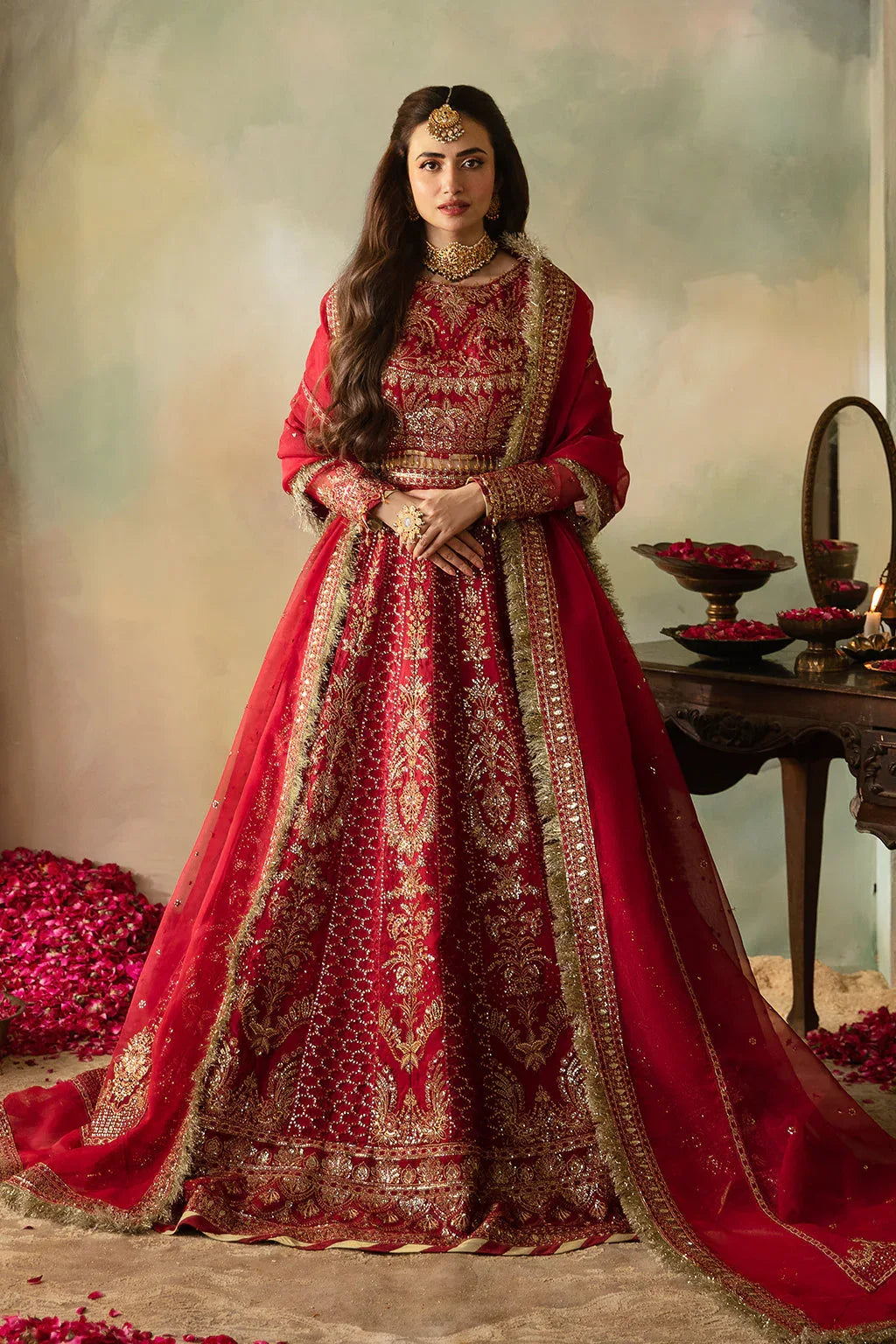 Saad Shaikh | Elana Wedding Formals |  Cerise - Rang-e-Khaas