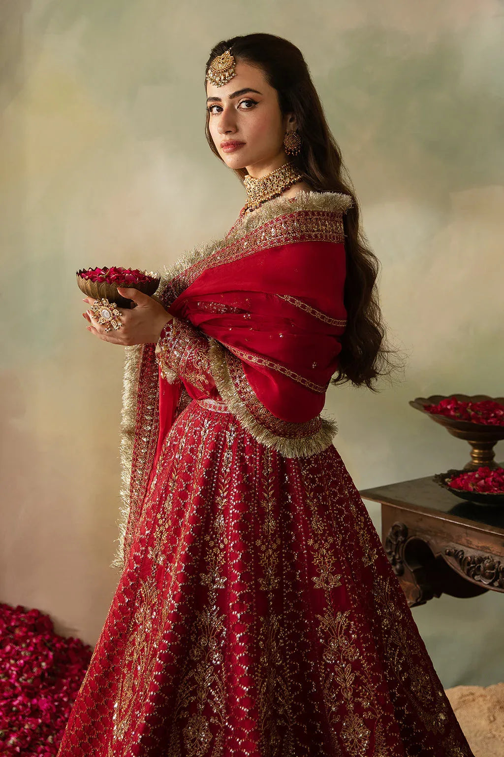 Saad Shaikh | Elana Wedding Formals |  Cerise - Rang-e-Khaas