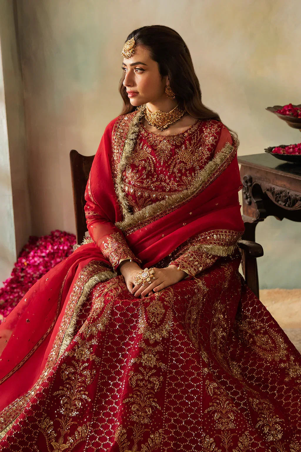Saad Shaikh | Elana Wedding Formals |  Cerise - Rang-e-Khaas