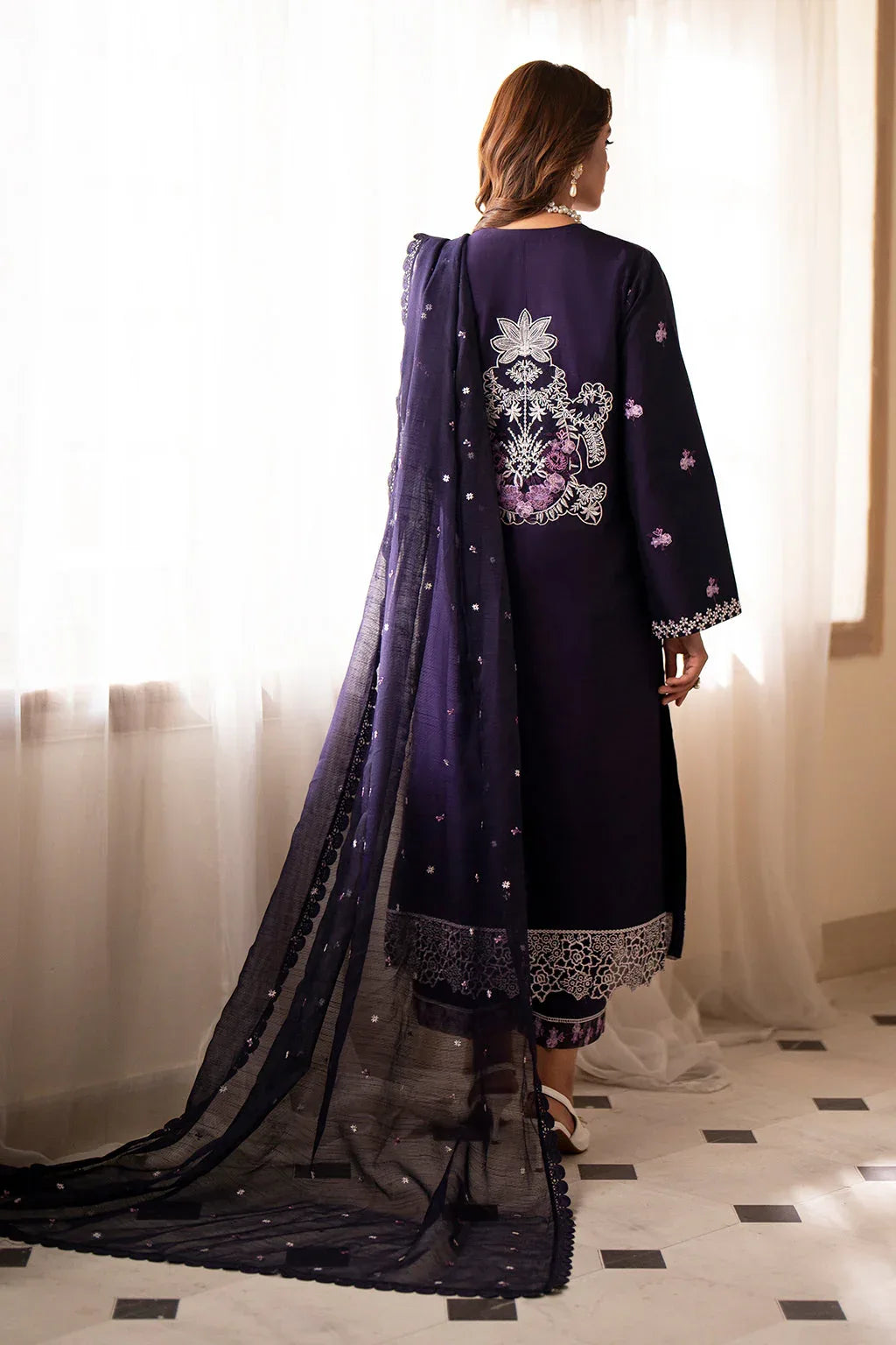 Saad Shaikh | Lumiere Winter |  D-09 Ruby - Rang-e-Khaas