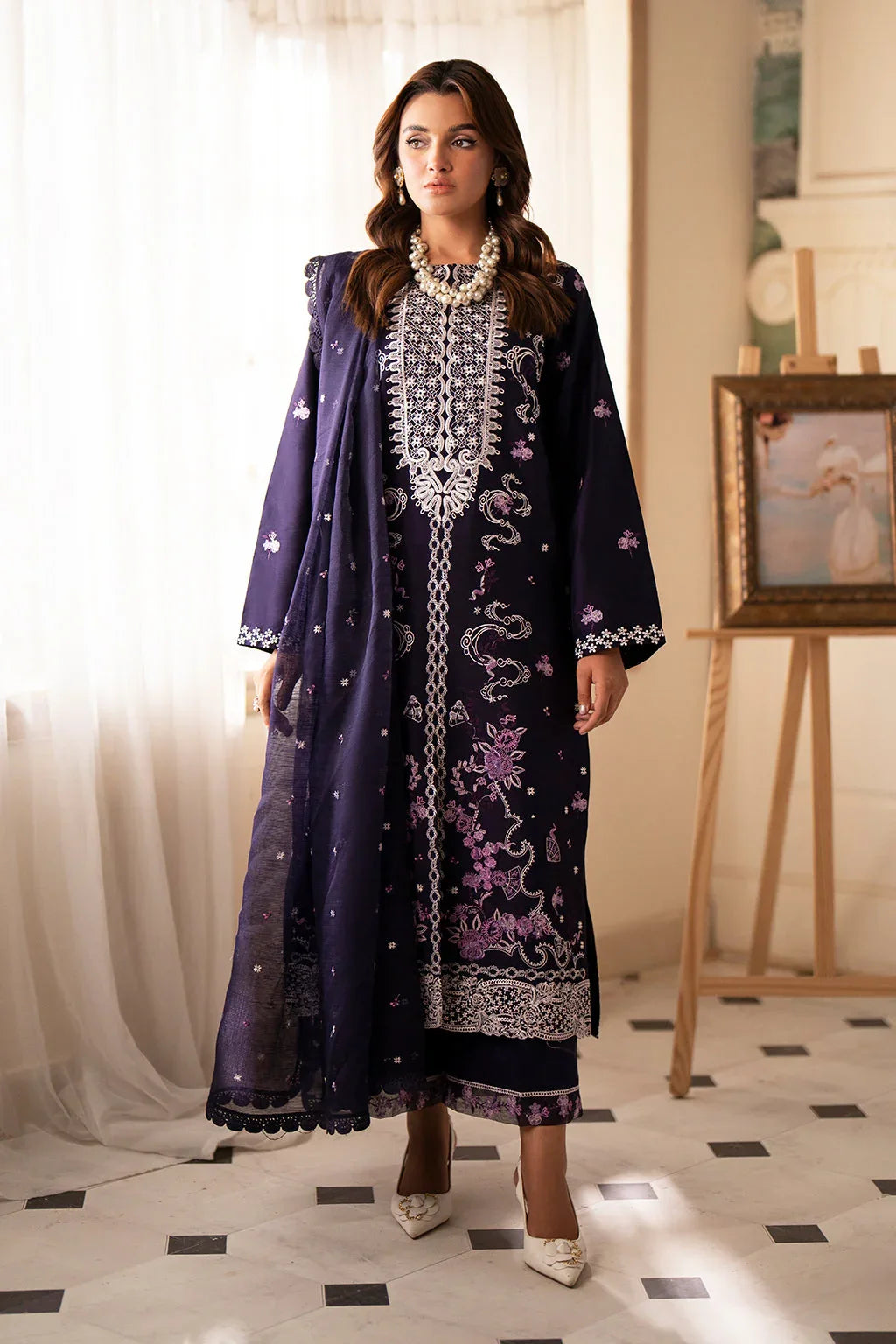Saad Shaikh | Lumiere Winter |  D-09 Ruby - Rang-e-Khaas