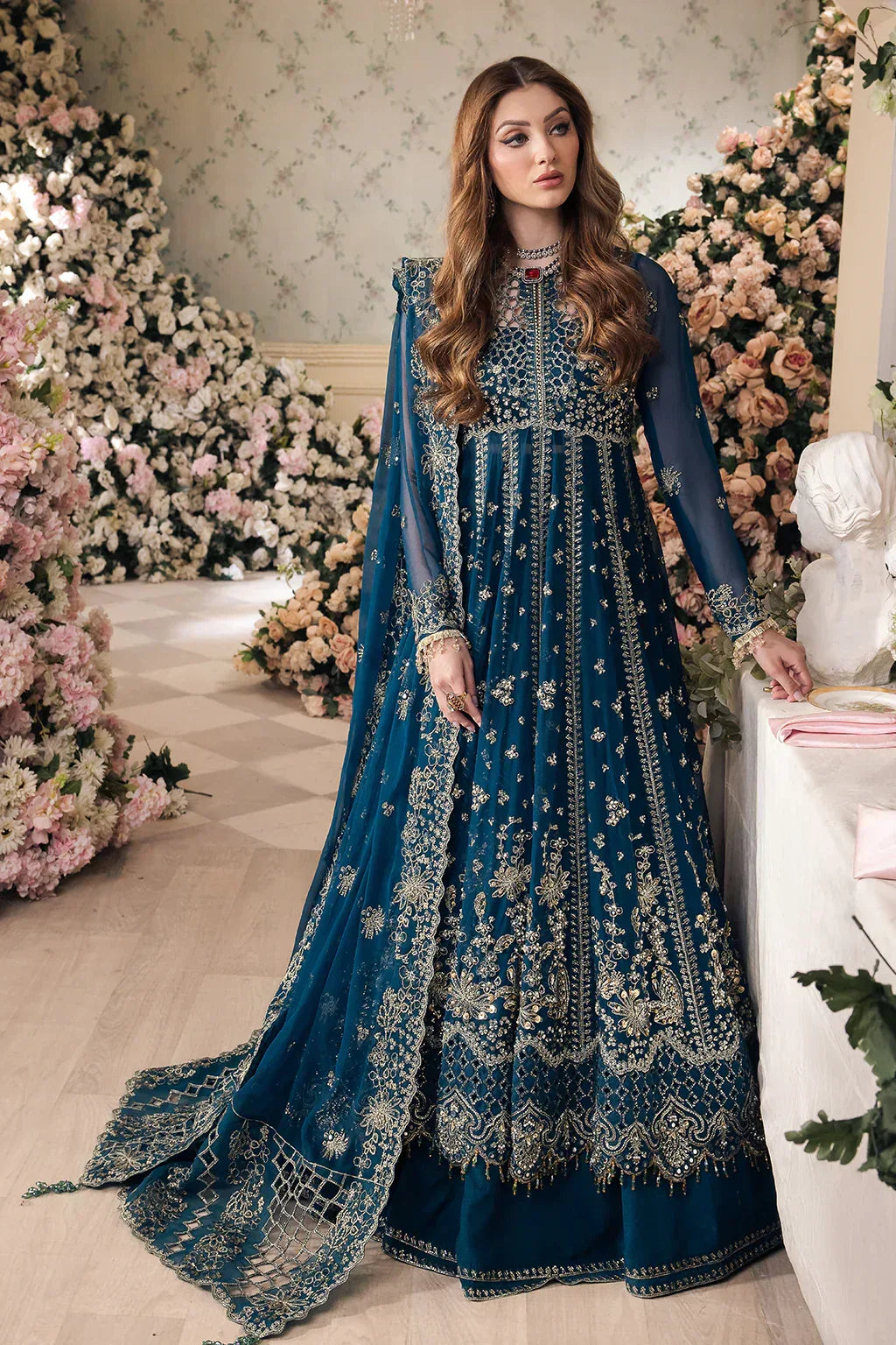Saad Shaikh | Panache Luxury Chiffon 24 | Yumna - Rang-e-Khaas