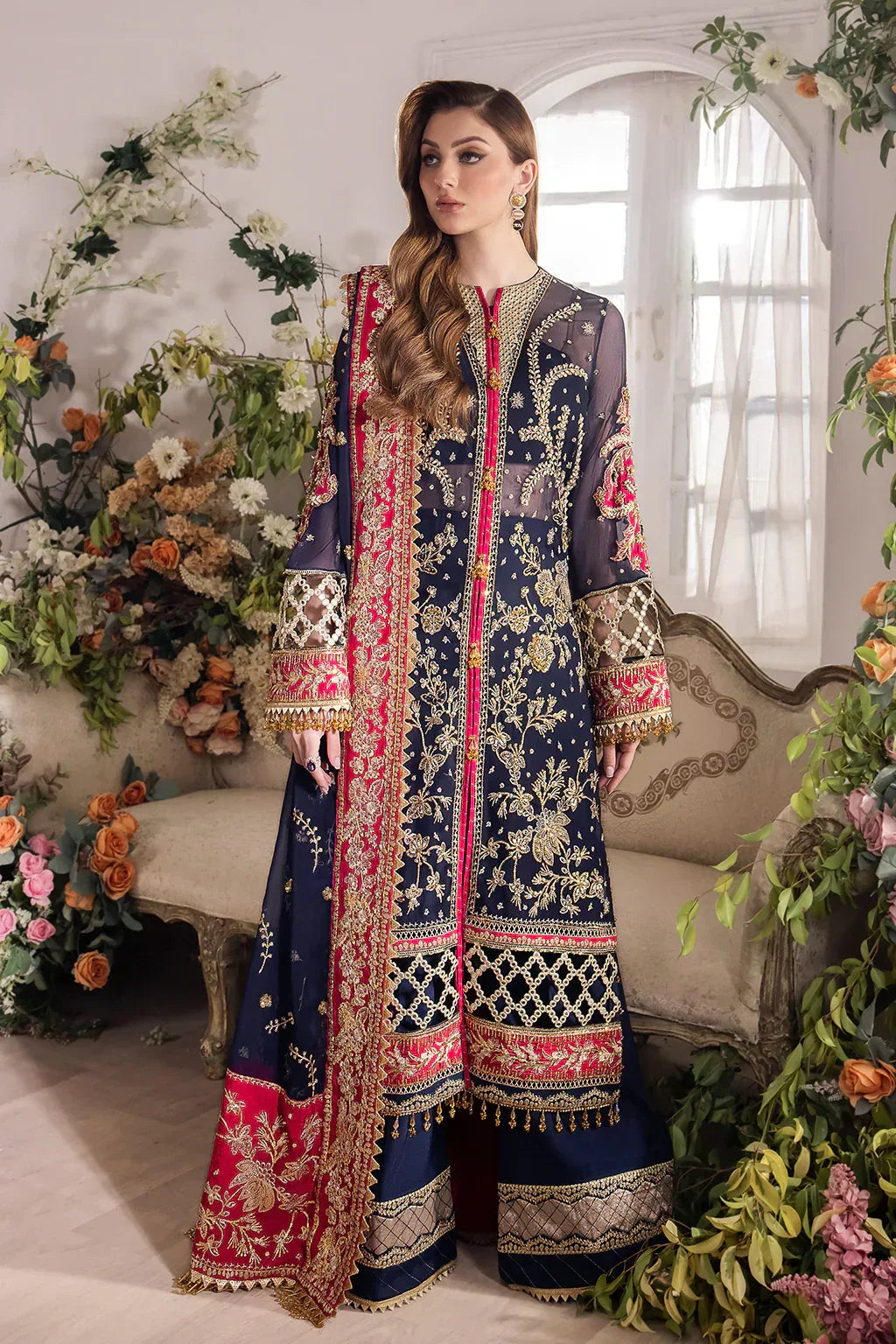 Saad Shaikh | Panache Luxury Chiffon 24 | Zofiya - Rang-e-Khaas