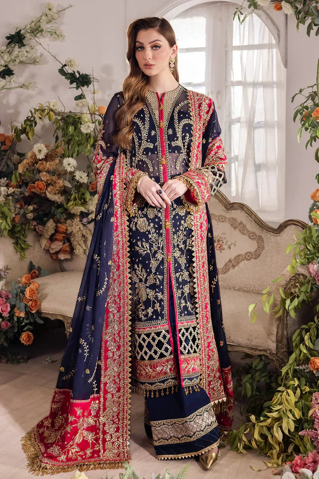 Saad Shaikh | Panache Luxury Chiffon 24 | Zofiya - Rang-e-Khaas