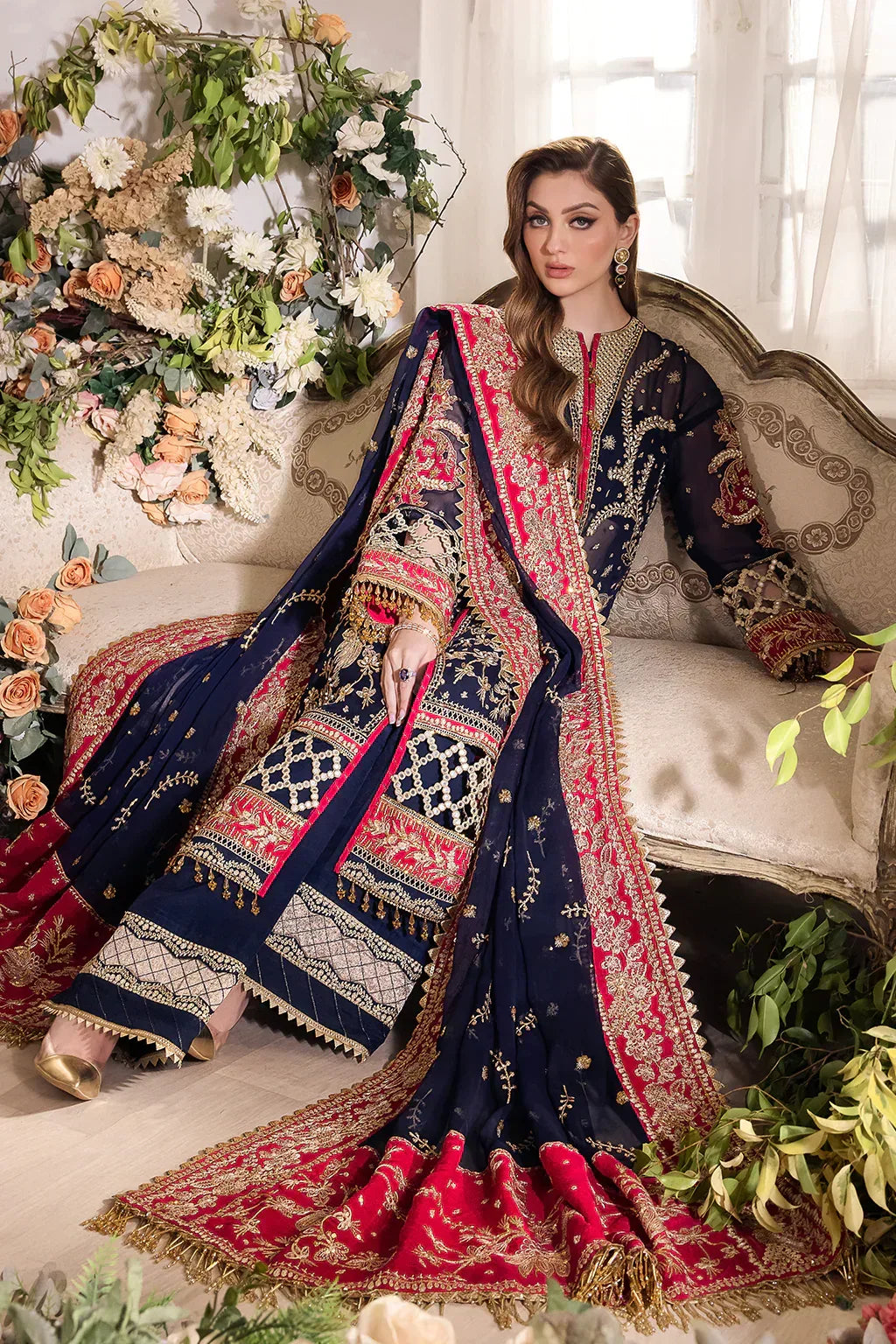 Saad Shaikh | Panache Luxury Chiffon 24 | Zofiya - Rang-e-Khaas