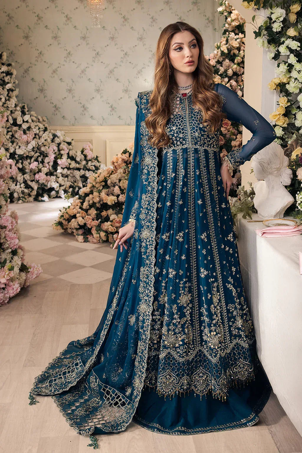 Saad Shaikh | Panache Luxury Chiffon 24 | Yumna - Rang-e-Khaas