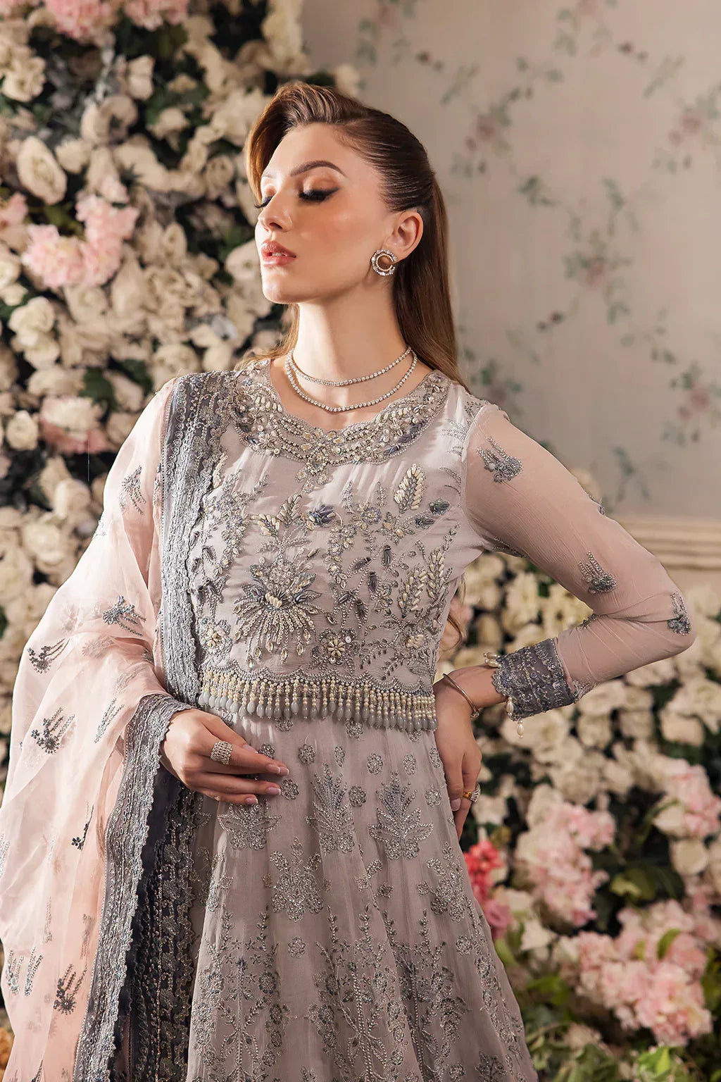 Saad Shaikh | Panache Luxury Chiffon 24 | Insiya - Rang-e-Khaas