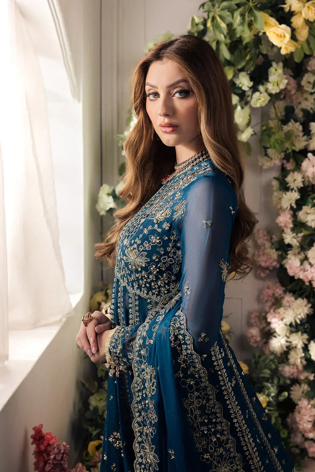 Saad Shaikh | Panache Luxury Chiffon 24 | Yumna - Rang-e-Khaas