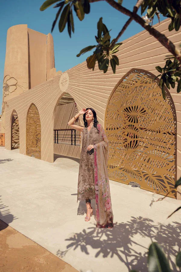 Noor by Saadia Asad | Eid Laserkari Lawn 24 | D8 - Rang-e-Khaas