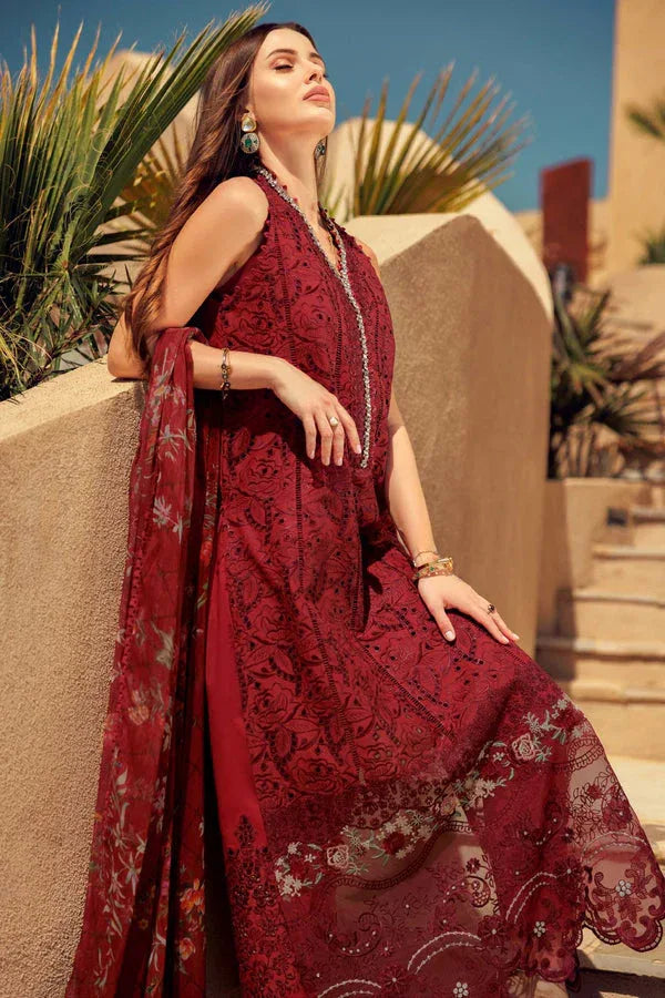 Noor by Saadia Asad | Eid Laserkari Lawn 24 | D1 - Rang-e-Khaas