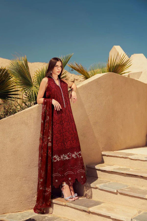 Noor by Saadia Asad | Eid Laserkari Lawn 24 | D1 - Rang-e-Khaas