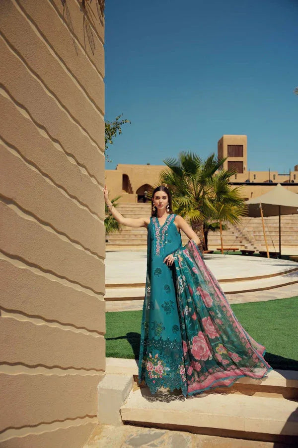 Noor by Saadia Asad | Eid Laserkari Lawn 24 | D4 - Rang-e-Khaas