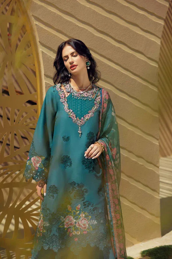 Noor by Saadia Asad | Eid Laserkari Lawn 24 | D4 - Rang-e-Khaas