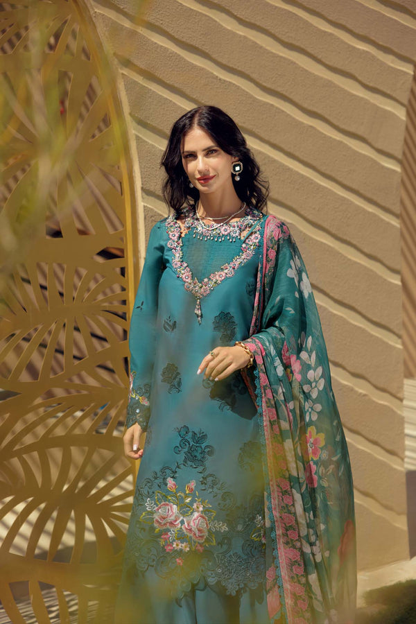Noor by Saadia Asad | Eid Laserkari Lawn 24 | D4
