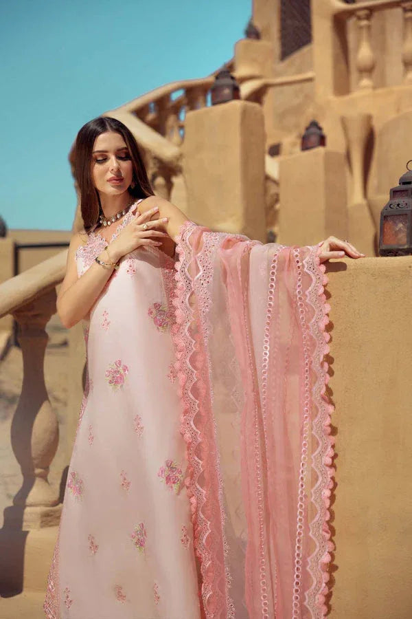 Noor by Saadia Asad | Eid Laserkari Lawn 24 | D5 - Rang-e-Khaas