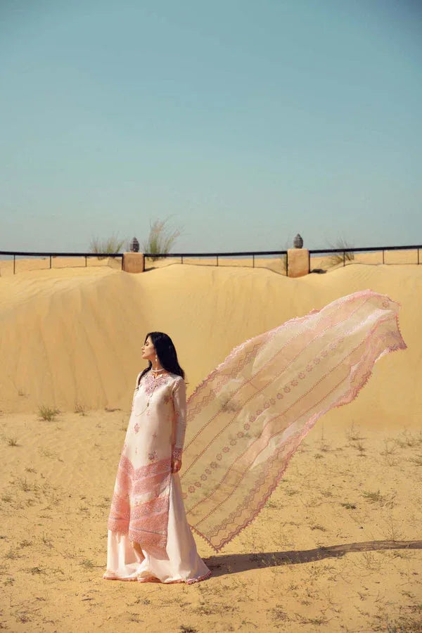 Noor by Saadia Asad | Eid Laserkari Lawn 24 | D5 - Rang-e-Khaas
