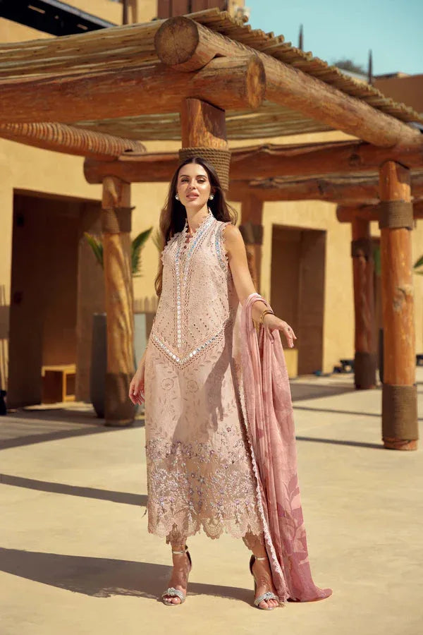 Noor by Saadia Asad | Eid Laserkari Lawn 24 | D10 - Rang-e-Khaas